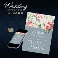 Kad kahwin digital, Digital Wedding Banner, bunting kahwin murah, Custom Design, Design Banner Murah