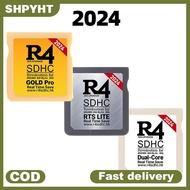 SHP 2024 NDS R4I SDHC TF Card Gold Pro Video Game Card - Gold White Silver Memory Card