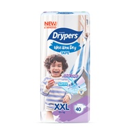 Drypers Wee Wee Dry Baby Diapers XXL Mega 40s (Tape)