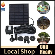 7V 1.5W Solar Water Pump Fountain Plants Watering Power Fountains Pool Home Garden Fish Pond Waterpu