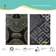 Al Quran Triple Code A5 Black Color Tajweed Colored Qultum Media