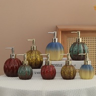 Pumpkin Ceramic Hand Sanitizer Bottle Hotel Club Homestay High Color Value Shampoo Body Soap Pressin