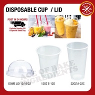 EC12S EC22C PP Cup with Dome Lid /Disposable Plastic Cup /