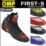 2022OMP Racing Shoes Kart Sports Racing Shoes Racing Boots FIA Flame Retardant Fireproof Ready Stock
