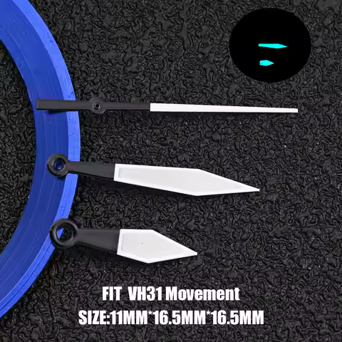 VH31 HANDS Watch Hands for Vh31 Movement High Quality BGW9 Luminous Vh31 Movement Watch Pointer Swee