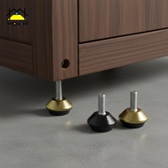 mingxuan2 4Pcs Adjustable Metal Furniture Levelers Feet Leg M6*15*23MM Thread Screws For Cabinet Tab