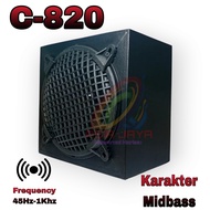 Paket Combo Speaker Cannon C820W Speaker Woofer 8 Inch + Box Speaker Kotak + Tutup Speaker Ram 8