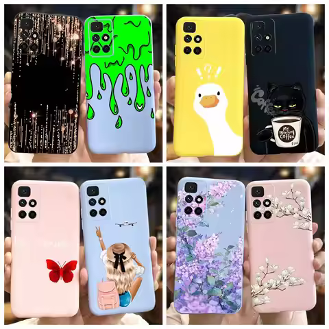 For Xiaomi Redmi 10 Prime 2022 Case on Redmi10 Funda Soft Silicone New Fashion Pattern Coque Phone C