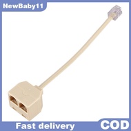NY Telephone Splitter RJ11 6P4C 1 Male To 2 Female Adapter RJ11 To RJ11 Separator Phone Accessories 