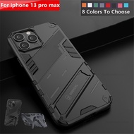 iphone 13 pro max 13 mini 13pro max 13promax iphone13 pro iphone13pro Phone Case Fashion Armor Shockproof Casing Stand Holder Protection Bracket Hard Back Cover