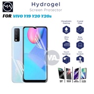 LAYAR Vivo Y19 Y20 Y20s Clear HD Blue Matte Spy Privacy Hydrogel Screen Protector Screen Protector