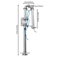 Stainless Steel Moonshine Still, Home Distillation Kit for Wine & Spirits, Includes Sight Glass for 