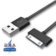 1m  Braided USB Data Charger Cable for iPhone 4S 4 S 3GS iPad 1 2 3 iPod Nano iTouch Fast Charging D