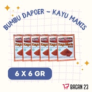 Cinnamon Powder Dapoer Seasoning (6 Sachets x 6g) Instant Cooking Seasoning