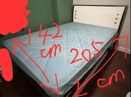 雙人油壓床+雅蘭床褥