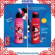 Tempat Minum Tupperware Mickey Minnie Mouse / Botol Minum Tupperware