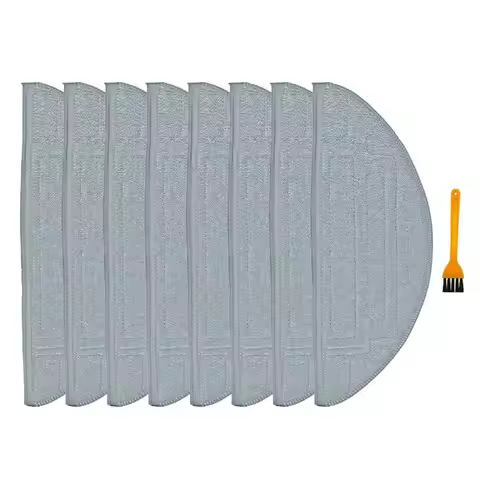 8PCS Replacement Mop Pads For Roborock S8 / S8+ / S8 Pro / G20 Robot Vacuum, Microfiber Mopping Clot