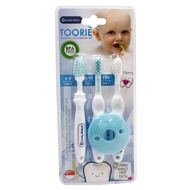 Luckybaby Toori - Training toothbrush set - LB 9682 - 3-stage baby toothbrush complete - 2 colors