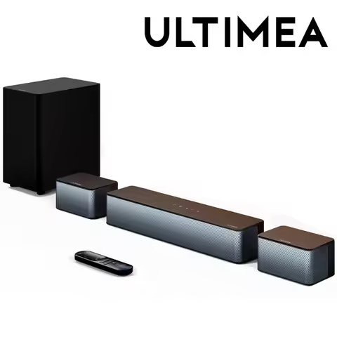 ULTIMEA 320W 5.1 Soundbar with Wireless Subwoofer & 2 Surround Speakers, 3D Surround Sound System Ho
