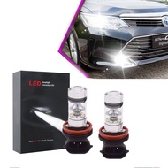 หลอดไฟตัดหมอก LED 6000K 80W สีขาว สําหรับ Toyota Camry 2007-2014 2 ชิ้น รับประกัน 24 เดือน