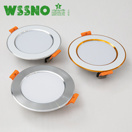 [wssno] LED Downlight 220V 3-color dimming LED downlight Dimmable 5W 7W 9W 12W 15W Recessed in LED Ceiling Downlight Light Lamp