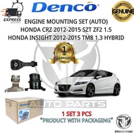 #DENCO#ENGINE MOUNTING SET HONDA CRZ 2012-2015 SZF ZF2  1.5 HYBRID,INSIGHT 2012-2015 TM8 1.3 HYBRID 