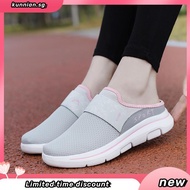 [35-42]lightweight women Half shoes mesh Slip on Shoes Causal shoes for women