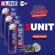( Kombo 3 Unit ) 8LINE BLOWER & COIL TREATMENT - Khas Untuk Servis Aircond Kereta, Aircond Kereta Se