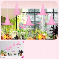 Halloween Hat Witch Hat Pink Oxford Hat LED String Light Hat Prom Party Decoration Hat 724