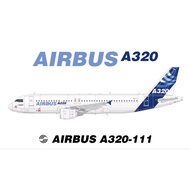 Airbus A320 House Livery Airplane papercraft Pattern Sheet (3CC-A5)