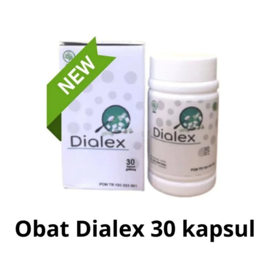 DIALEX ASLI ORIGINAL BPOM Obat Herbal Diabetes Dialex Original Dialek Kapsul