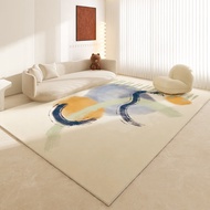 尚锐客厅地毯简约现代奶油ins风沙发茶几毯短毛免洗家用卧室房间地毯 十二分甜-13A 120×160cm