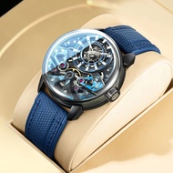 BONEST GATTI Men Watch Sapphire Automatic Mechanical Sport Carbon Fiber BG4002
