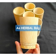 Bamboo cups, bamboo cups, 1 set of 2 pcs-az
