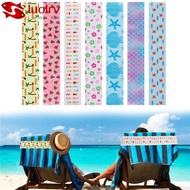 LUOLRV 1/8Pcs Towel Bands, Durable Creative Sunbed Strap,  High Elasticity Colorful Bed Sheet Storag