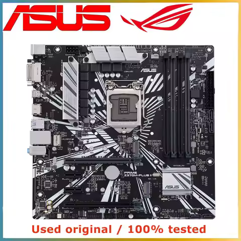 For ASUS PRIME Z370M-PLUS II Z370 LGA 1151 Motherboard LGA 1151 DDR4 Mainboard