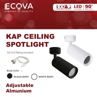 ECOVA Ceiling Spotlight Lampshade Mr16 GU 5.3 Original Decoration Home Office Shop Room Decoration