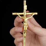 1Pc Catholic INRI Large Crucifix Jesus On Cross Pendants Christ Cross Statue Charms for DIY Jewelry 