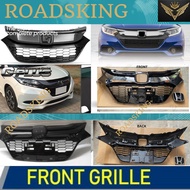 HONDA HRV VEZEL 2014 - 2018 FRONT BUMPER GRILLE CHROME GLOSS BLACK RS SPEC