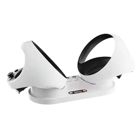Charging Station for PS VR2 Controllers,HBP-6479 Dual Charger Dock with LED Indicator Lights,Portabl
