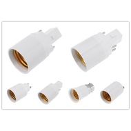 5pcs G23/G24/GU10/GU24/B22/E40 to E26/E27 Socket Adapter Lamp Base Adapter to Medium Edison Light So