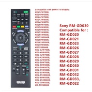 NEW SONY RM-GD030 Smart TV Remote Control for GD023 GD033 RM-GD031 RM-GD032 RM-GD026 RM-GD027 RM-GD028 RM-GD029 TV Remote Control KDL32W700B, KDL40W600B, KDL42W700B, KDL42W800B KDL