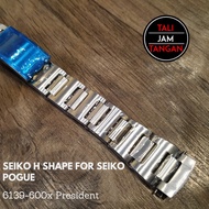 20Mm Tali Jam Tangan Rantai President H Shape Seiko Pogue 6139-600X