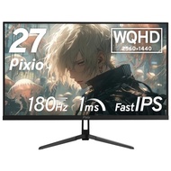 Pixio PX278 WAVE Black Gaming Monitor 27-inch 180Hz WQHD Black Built-in Speakers 2-Year Warranty