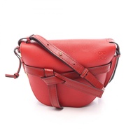 【二手】 LOEWE GATE BAG 單肩包，RED，紅色皮革，女士，二手