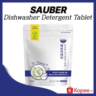 SAUBER All-in-1 Dishwasher Detergent Tablet / 60Tablets / Washing + Rinsing + Shining / finish all i