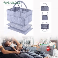 TWINKLE1 Diaper Bag Foldable Nappy Bag Basket Tote Bag Diaper