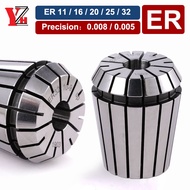 Spring Collet ER11 ER16 ER20 ER25 ER32-1 2 3 4 5 6 7 8 9 10 11 12 20mm High Precision 0.005mm