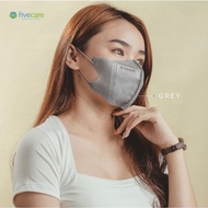 FIVECARE Masker Duckbill 4ply Surgical Face Mask isi 50 pcs - Grey