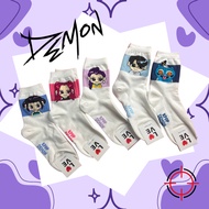 Korean Socks - Demon Hunter Crew Cut Socks - Iconic Socks